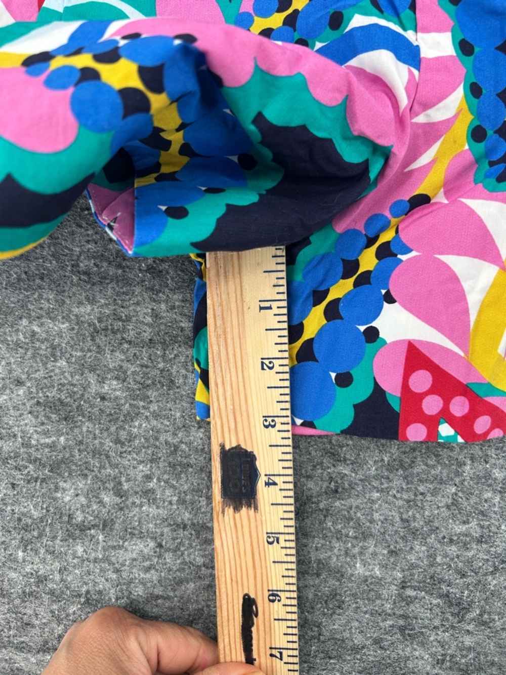 J. Crew Pink Blue Green Multi-Print Tie-Waist Skort - Picture 10 of 13